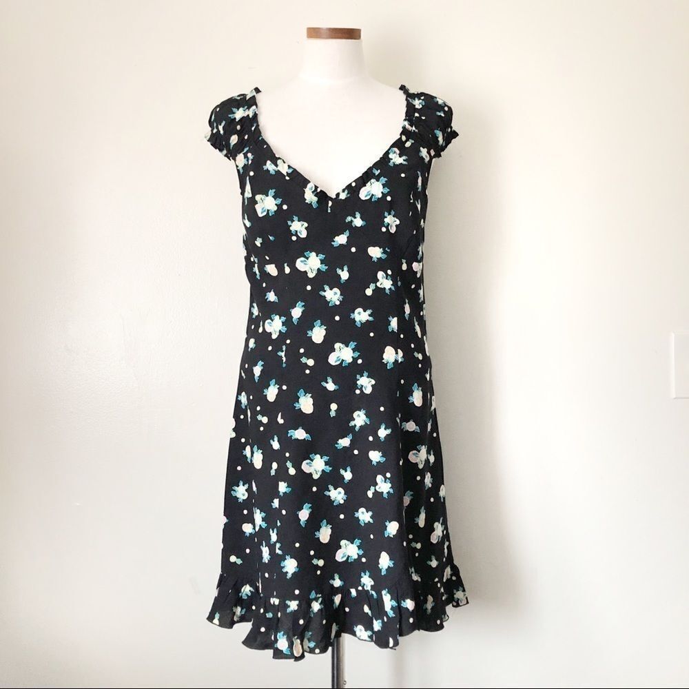 Free People Like A Lady Scoop Neck Mini dress LG